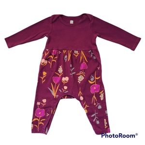 Tea Collection Girls Floral Print Baby Romper